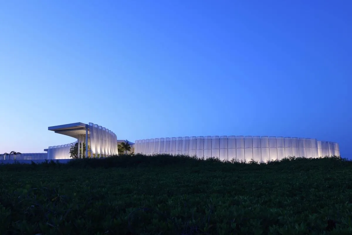 Main Facade at Blue Hour